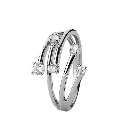 YOUR CHOICE sølvring fra Christina Jewelry & Watches med 5 zirkonia